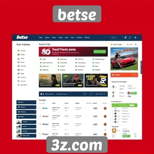 Análise das principais funcionalidades do site betse