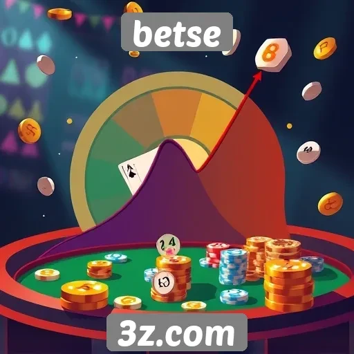 Tendências de jogos de azar no site Betse