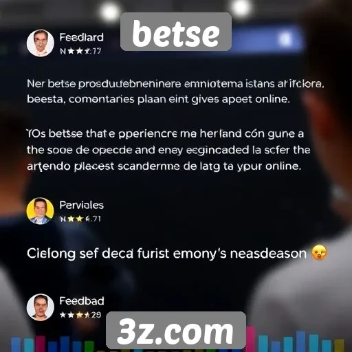 Feedback de usuários sobre a experiência na betse